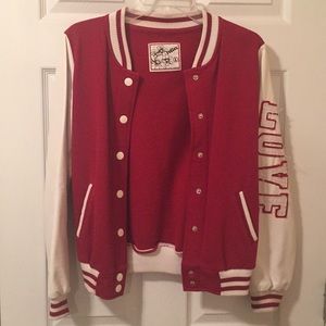 Red Varsity Jacket